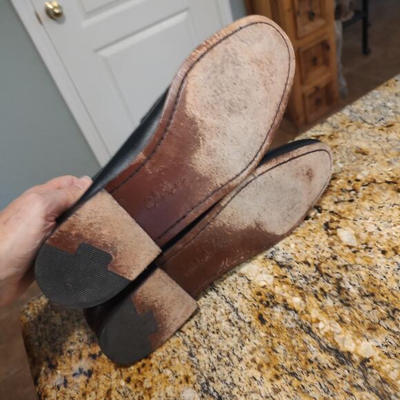 Cole Haan Men's Black Leather Tassel Loafers Size 11.5 D Item ID 03506 - Picture 8 of 12